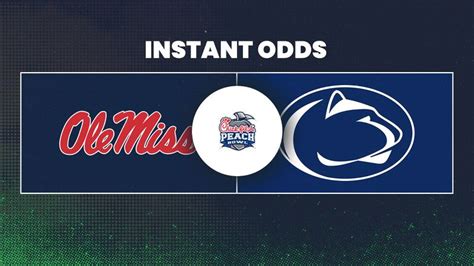 Peach Bowl Odds: Ole Miss vs. Penn State Lines, Spread, Schedule.